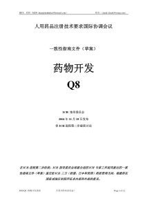 Q8-药物开发