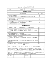 20程序员绩效考核表