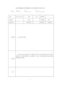 生产实习日志(要求15页)