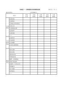 资产评估市场法工作底稿参考表