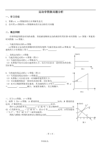 高一物理运动学图像问题(含答案)