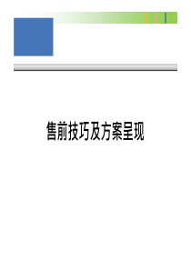 IT销售人员售前技巧及沟通