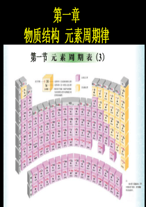 高一化学必修2 第一章第一节元素周期表(3)课时课件