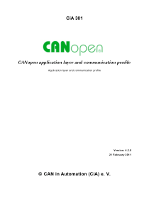 CiA_DS301_V4.20  Application Layer and Communicati