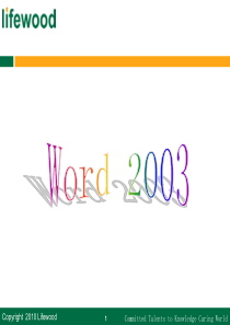 word2003教程ppt_-_副本