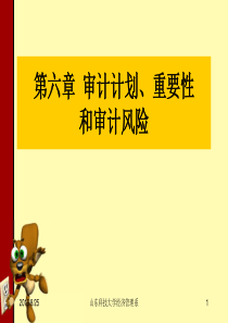 第六章_审计计划、重要性与审计风险(上课用)