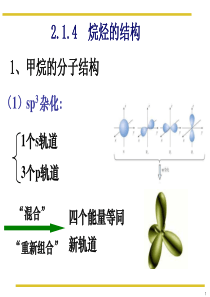 第二章-烷烃的结构和构象