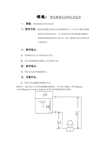 物位测量仪表