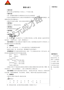 人教版五年级数学下册第四单元整理与复习【教案】