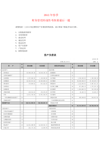 请搜集某一上市公司近期的资产负债表和利润表-试计算如下指标并加以分析