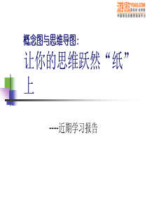 概念图与思维导图(PPT-33页)