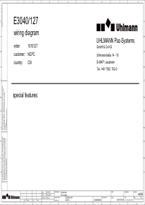 Uhlmann3040铝塑包装机电路图