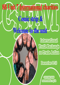 牛津译林版8B-Unit7-International-charities-Welcome-to-t