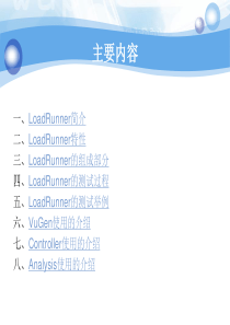 LoadRunner简介LoadRunner特性LoadRunner