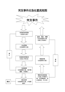 突发事件应急处置流程图