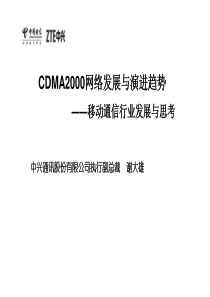 中国电信CDMA2000网络发展与演进趋势(ZTE)-48P