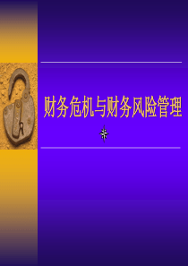 财务危机及财务风险管理实务(ppt 79) 