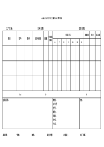 外贸公司最实用订单样本2