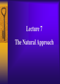 Lecture-7-The-Natural-Approach