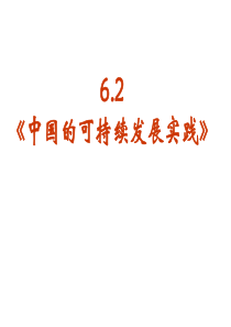 中国的可持续发展实践（PPT46页)