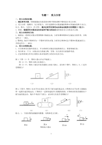 中考总复习专题---受力分析