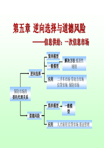 逆向选择与道德风险