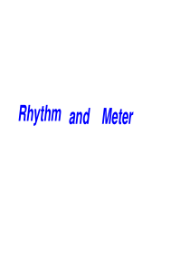 Rhythm-and-Meter