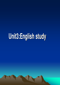 UNIT3-English-study