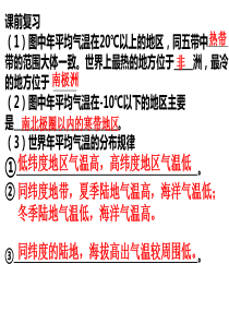 降水的变化和分布