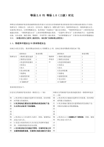 等保2.0-VS-等保1.0(三级)对比