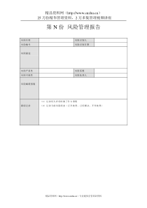 附录E-2风险管理报告1