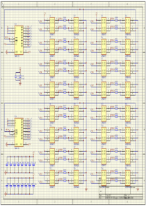 行扫描电路控制开关原理图(APM4953)