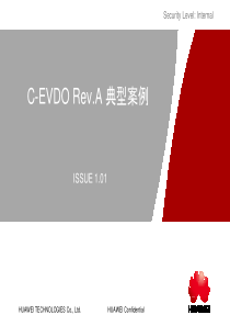 C-EVDO Rev.A 典型案例