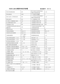 车床参数