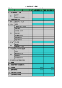 土地增值税计算器