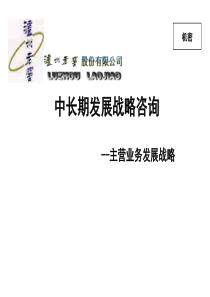 中长期发展战略——泸洲老窖（ppt