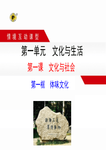 政治第一框  体味文化