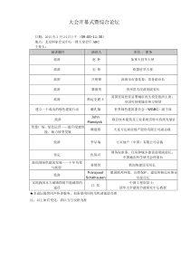 XXXX绿建大会印刷版议程册-更新中