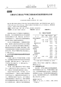 乙醇法与乙烯法生产环氧乙烷的成本及经济效益对比分析