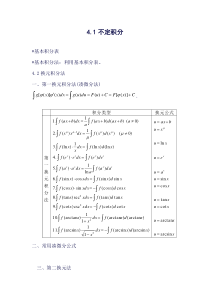 微积分下册主要知识点(良心出品必属精品)