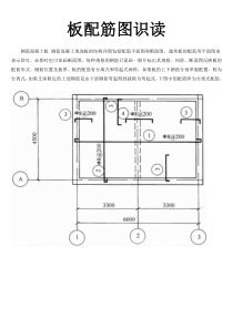 板配筋图识读