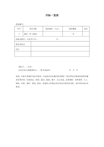 保洁报价表4.28