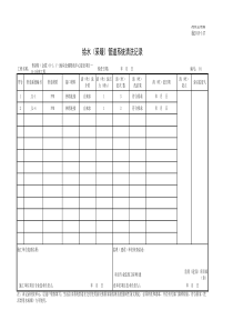 施2015-147给水(采暖)管道系统清洗记录