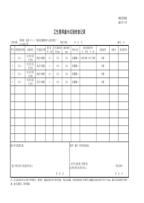 施2015-149卫生器具盛水试验检查记录