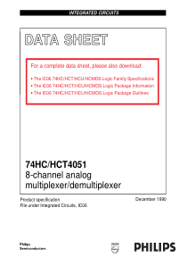 74HC4051中文资料-数据手册-参数