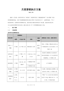 房地产项目月度营销方案(DOC)