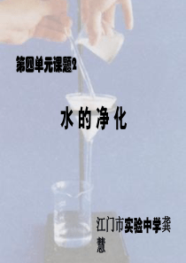 水的净化(实验)