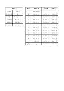 等额本息-出借利息计算公式-excel公式模板