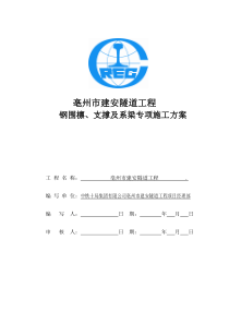 钢支撑、围檩专项施工方案2017.2.8