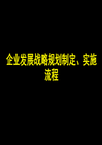 企业发展战略规划标准模板